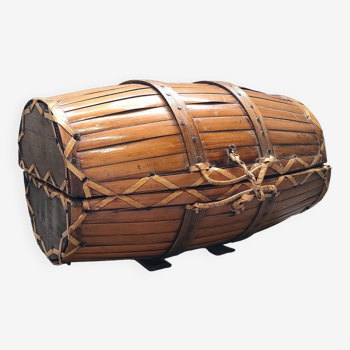 Barrel chest - Chinese crafts - bamboo, rattan and wood - 1950s