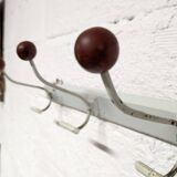 3-hook wall coat rack