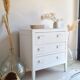 White vintage chest of drawers