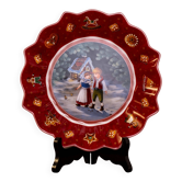 Plat creux Villeroy & Boch, Toy's Fantasy,  Hansel et Gretel, vaisselle de Noël de collection