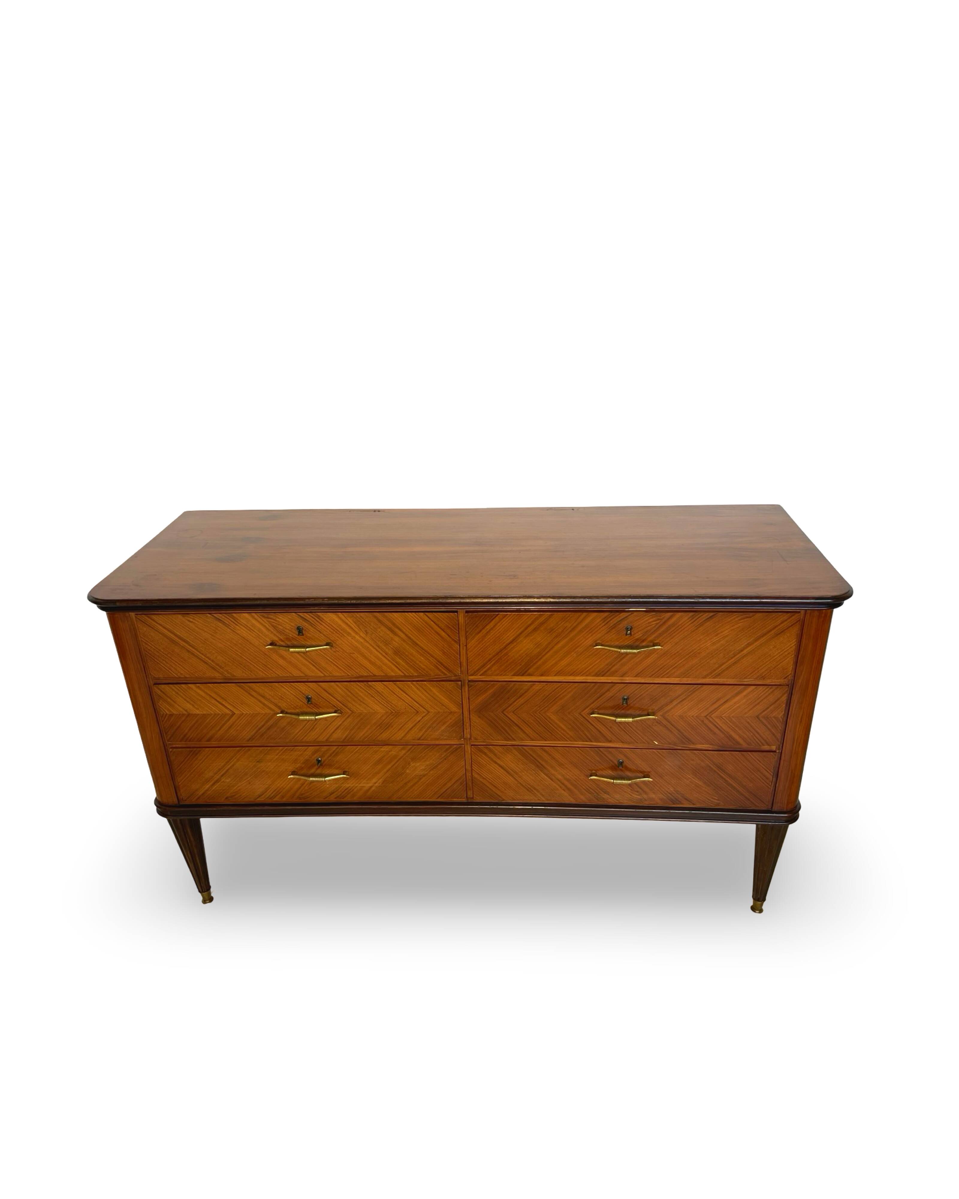 An Italian chest of drawers from the mid-20th century.