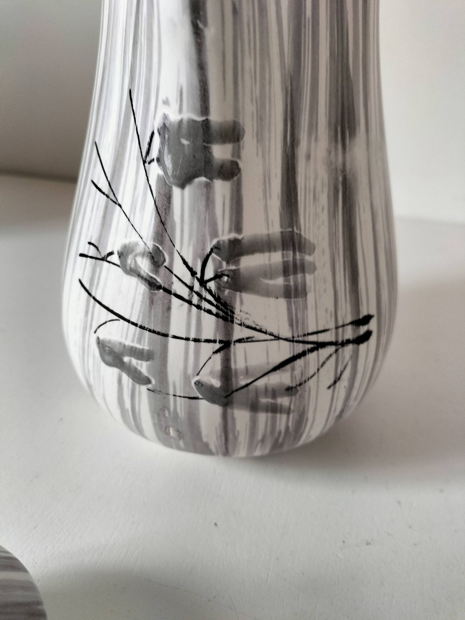 Cafetière Niderviller décor Chatons – faïence expressive années 50