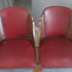 Suite 4 chaises gondole art déco 1950