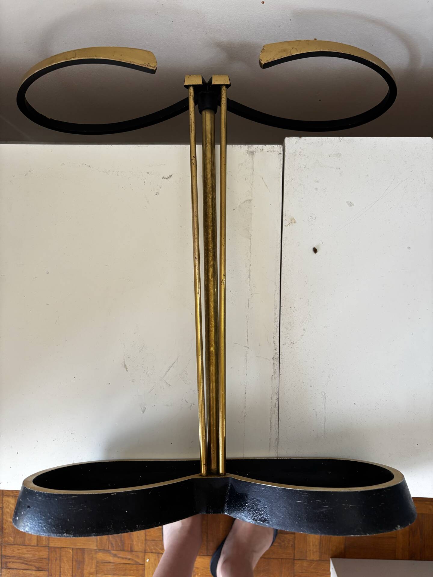 Bauhaus brass umbrella stand