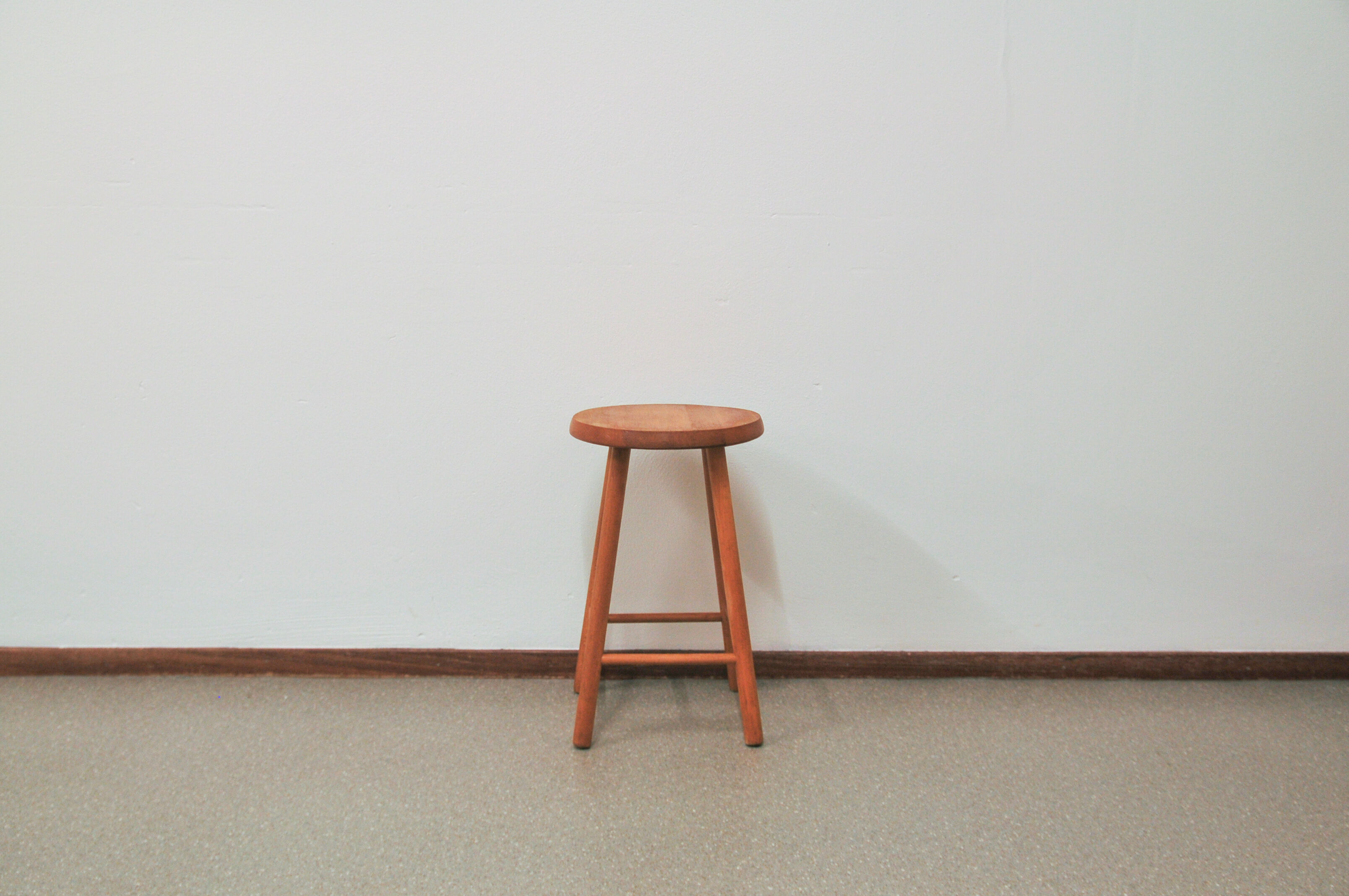 wooden vintage stool