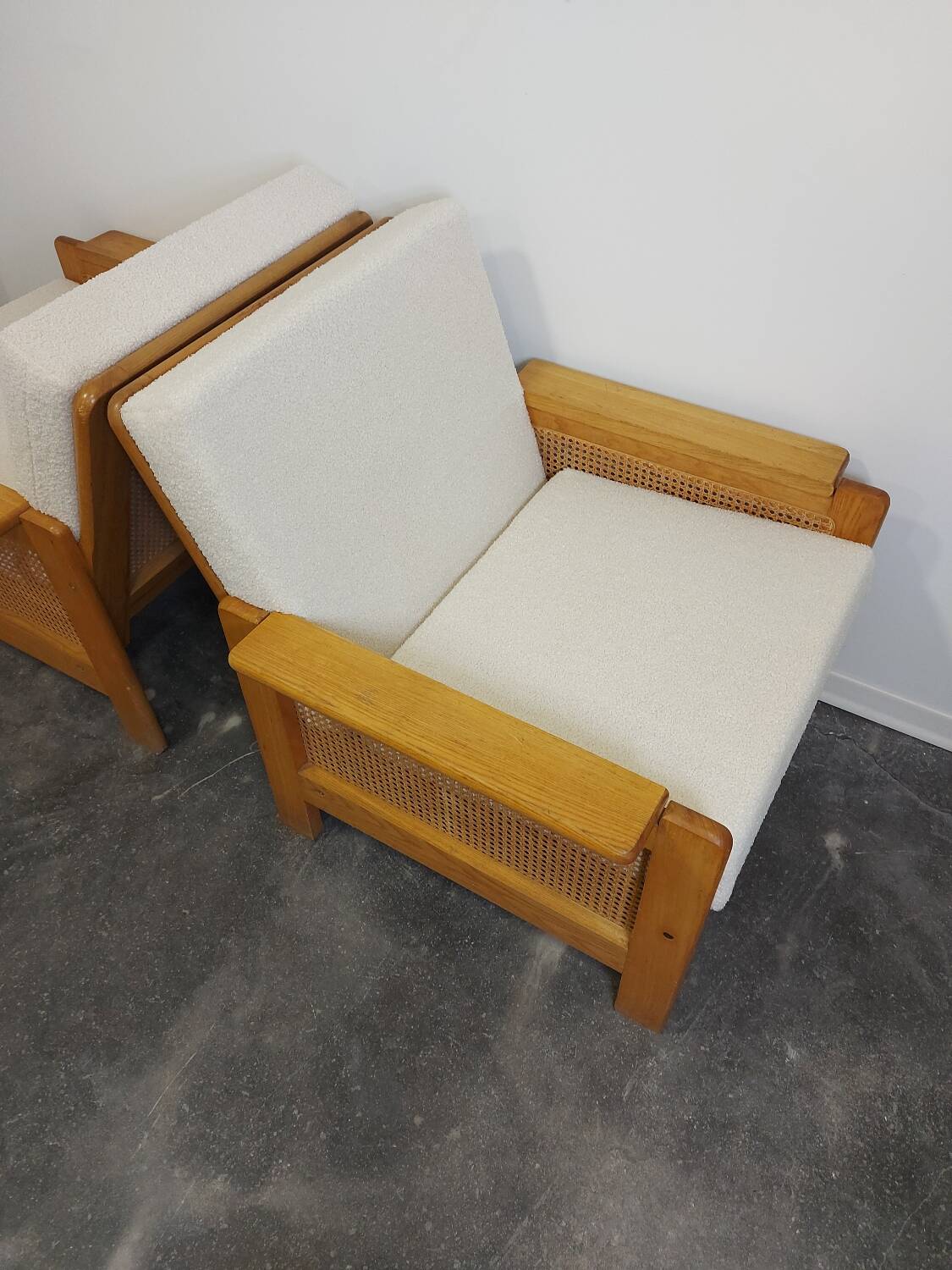 Paire de fauteuils/chaise longue des années 1970