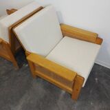 Paire de fauteuils/chaise longue des années 1970