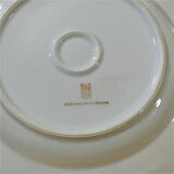 Service de table vintage blanc et or, service de table ancien