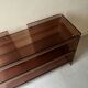Roche Bobois smoked plexiglass console bookcase, 1970 design