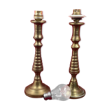 pair of brass lamp foot about 25 cm without the socket