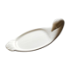 Goose-shaped porcelain foie gras dish