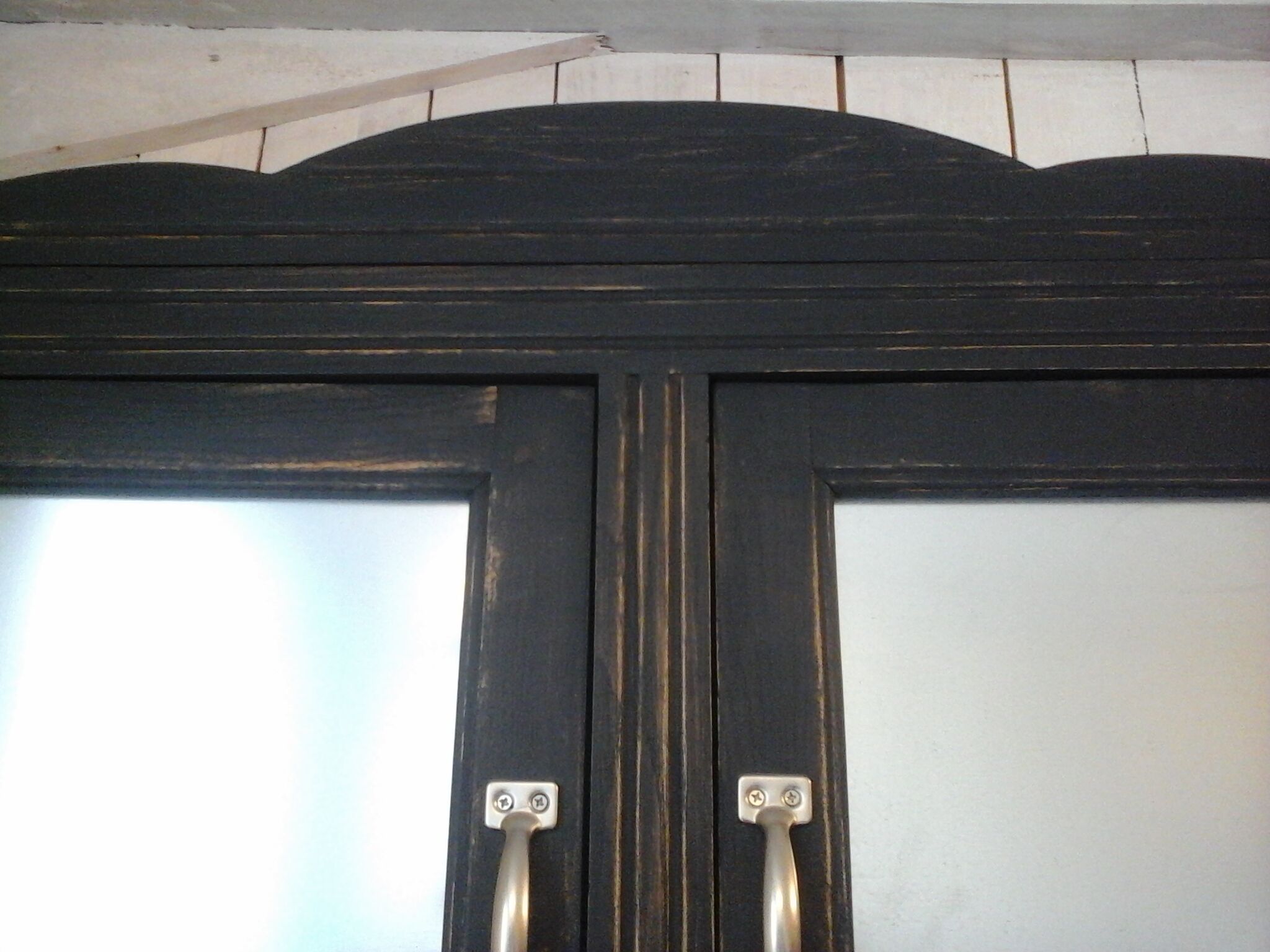 Seasy oak solid black patina and zinc