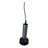 Chrome vintage suspension with black accents