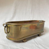 Cache-pot en métal vintage