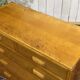 1950s English oak chest of drawers
