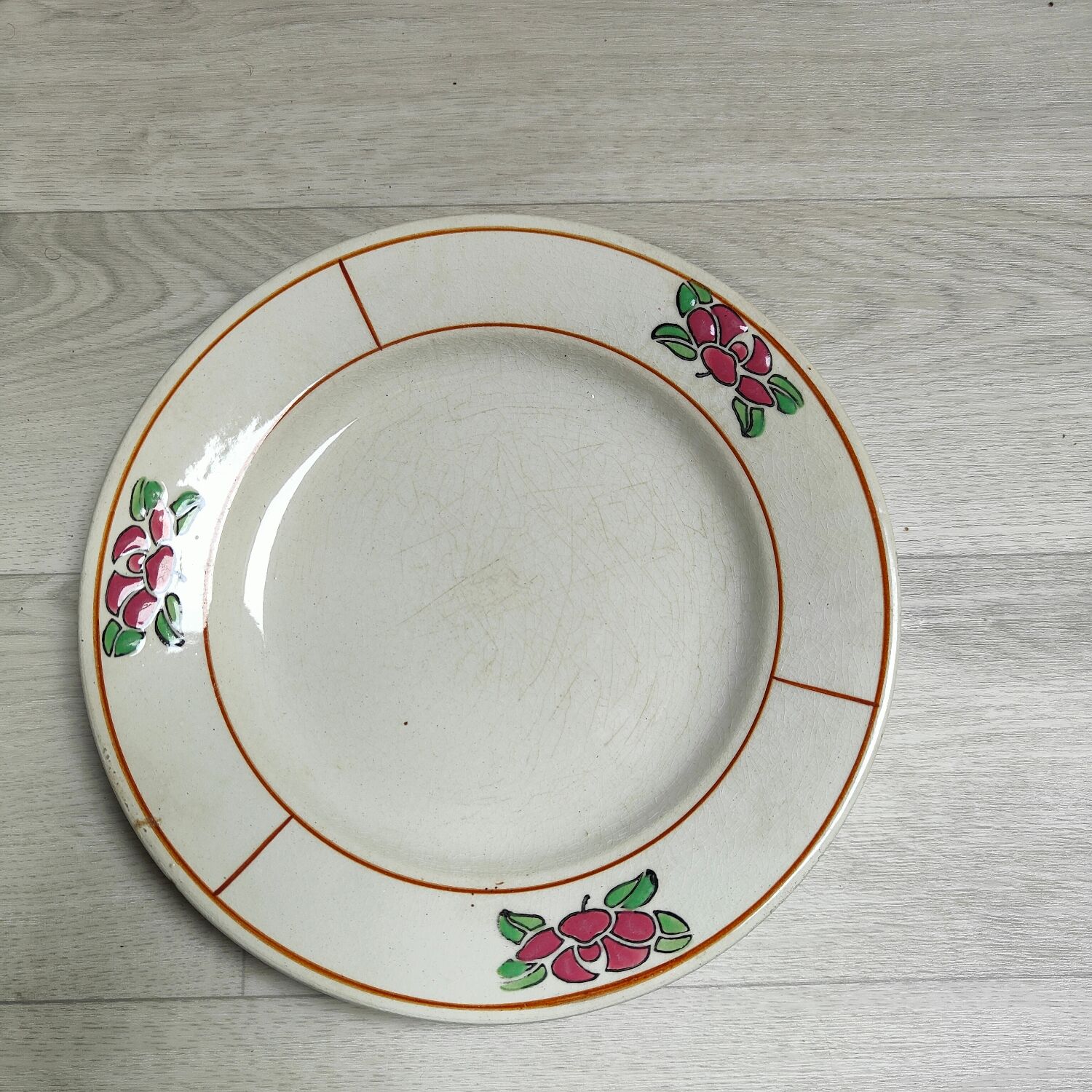 Set of 6 iron earth plates