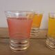 Verres granité colorés 1960