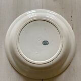 Round dish signed Bertrand Bordeaux model Anémone