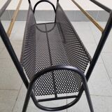 Table d'appoint porte-revues vintage 1950