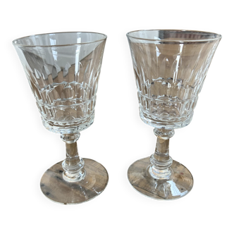 Verres à liqueur anciens signés