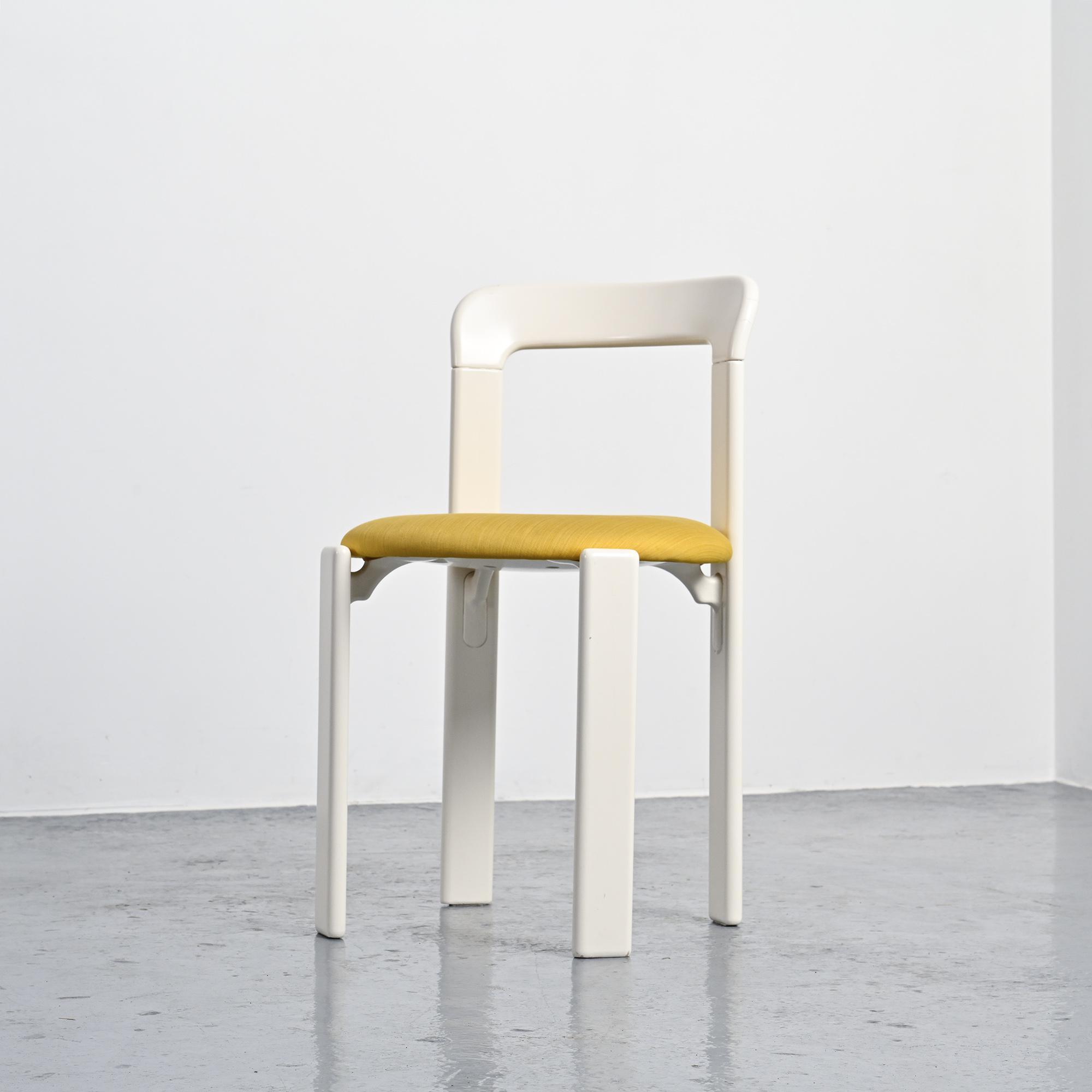 Set of two chairs and a stool by Bruno Rey, Dietiker, circa 1975.