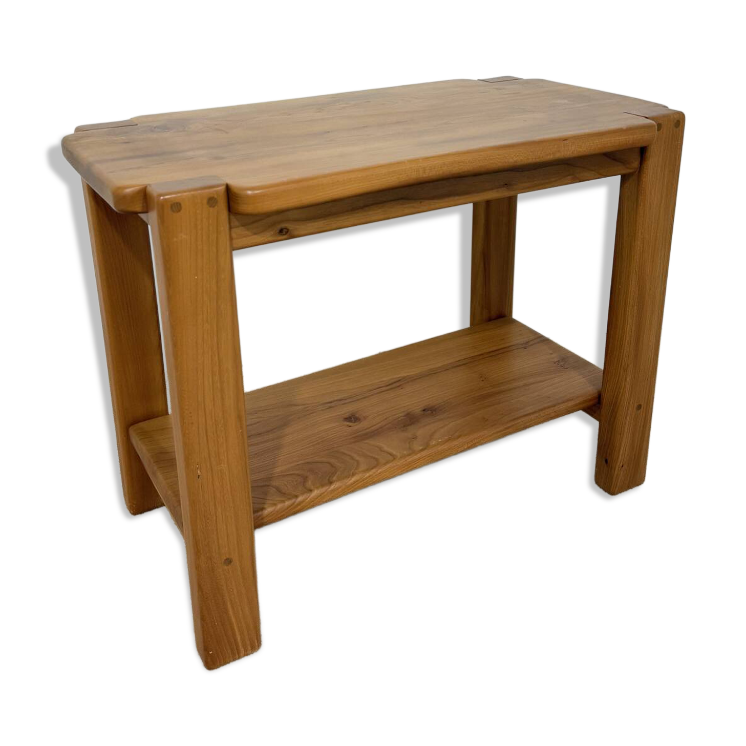 Console en orme massif