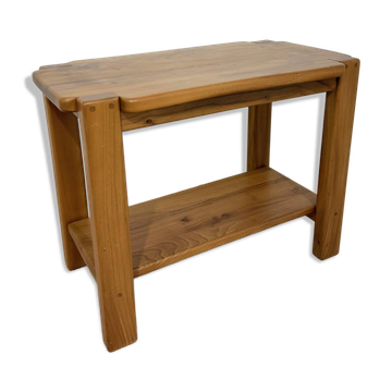 Console en orme massif