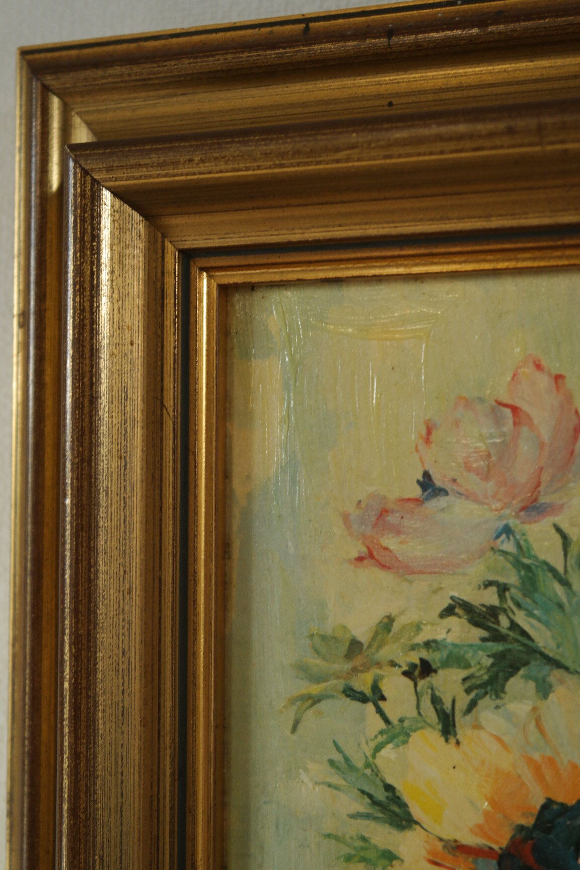 Painting bouquet of anemones