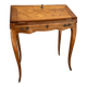 Slope desk scriban Donkey's back in Louis XV style, cherry wood, 1970.