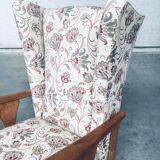 Set of High Wing Back Armchairs, 1900s