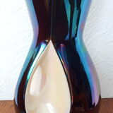 Verceram vase in two-tone ceramic