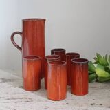 Ceramic orangeade service
