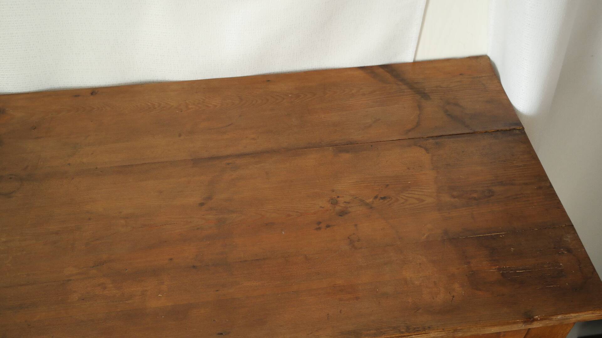 Parisian old waxed wood buffet