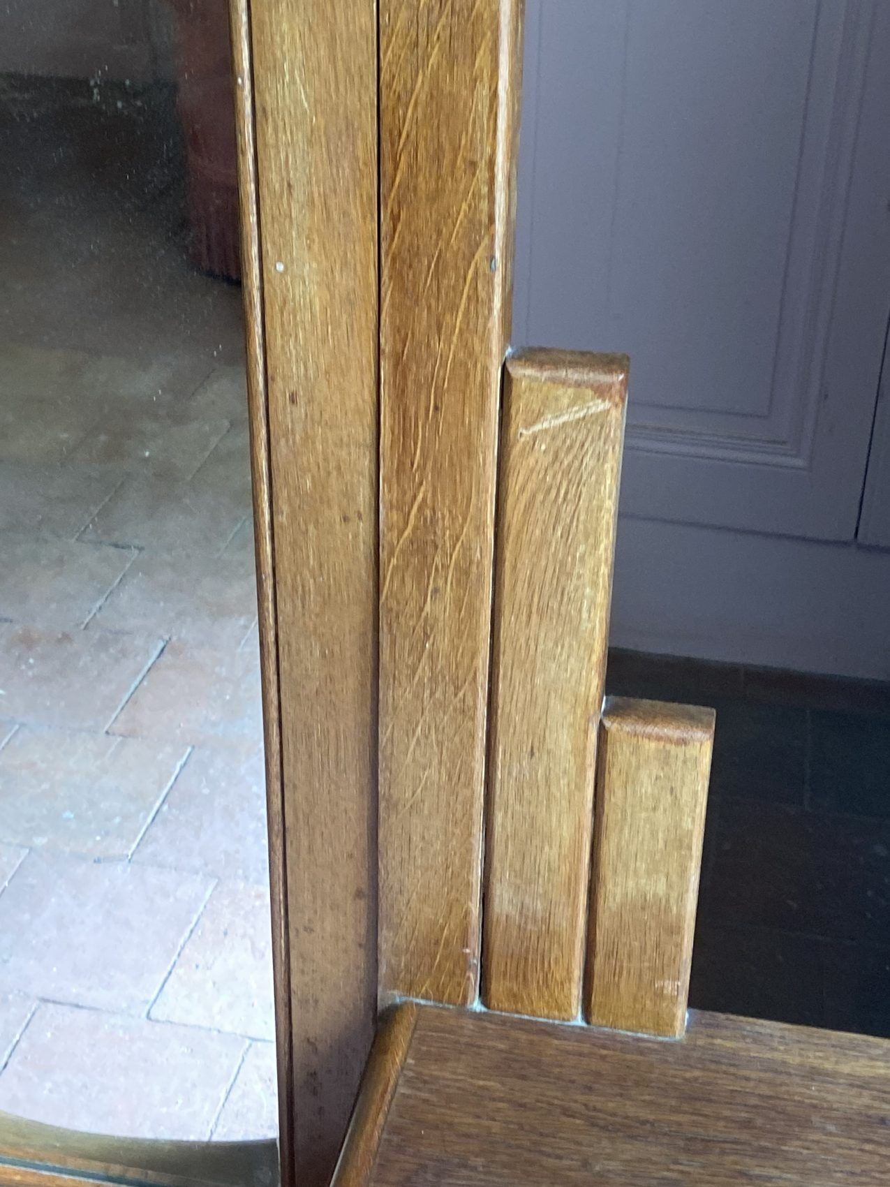 Art Deco dressing table in solid oak – 1920s/1930s