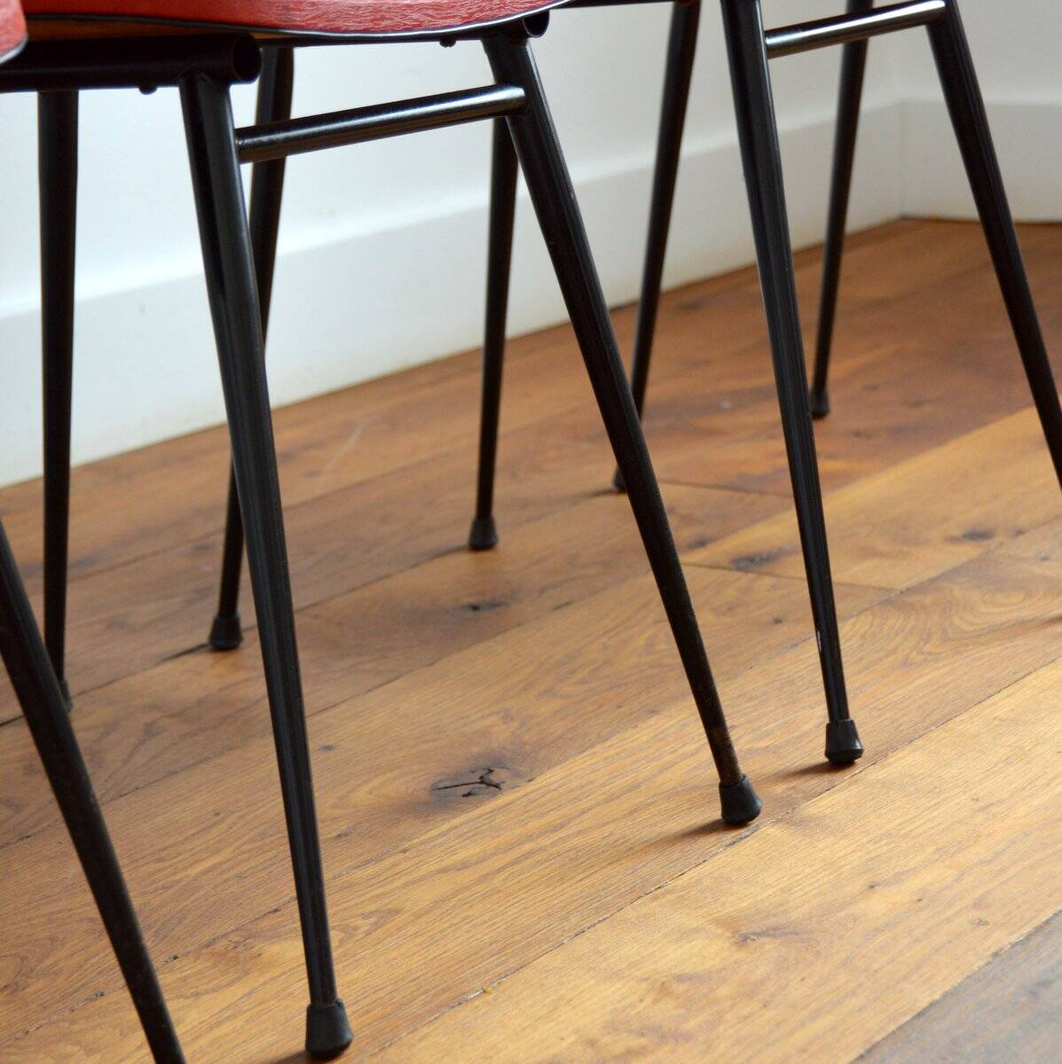 Set of 4  rockabilly chairs 1950s