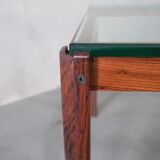 Table basse en palissandre minimaliste danoise, années 1960