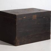 Antique Chinese chest painted in pine wood – China, circa 1900