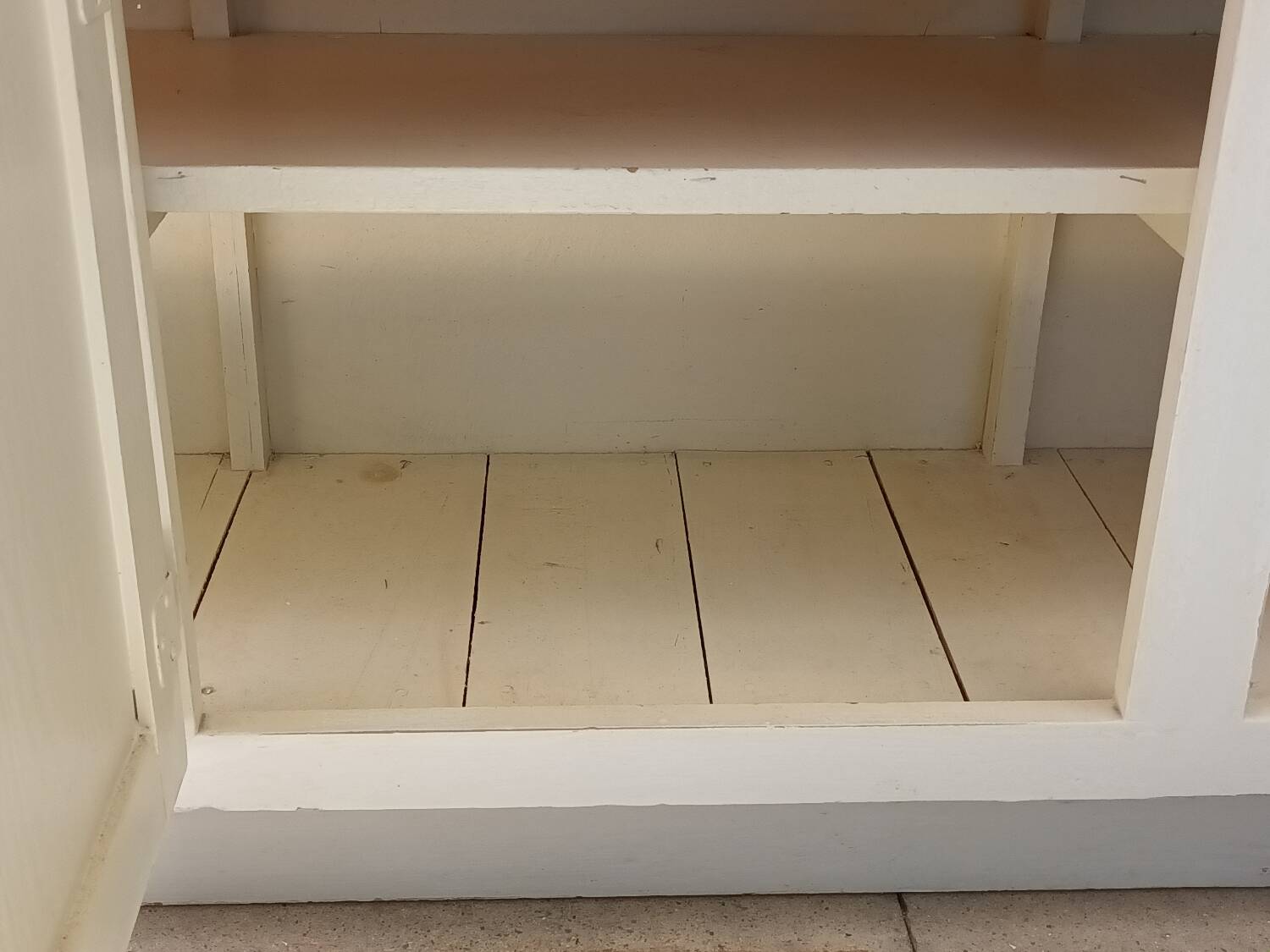 Rustic antique patinated sideboard