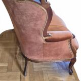 19th-century neo-Rococo antique canapé – Walnut structure