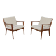 PJ112 Lounge Chairs by Ole Wanscher for Poul Jeppesens, 1960s, Set of 2