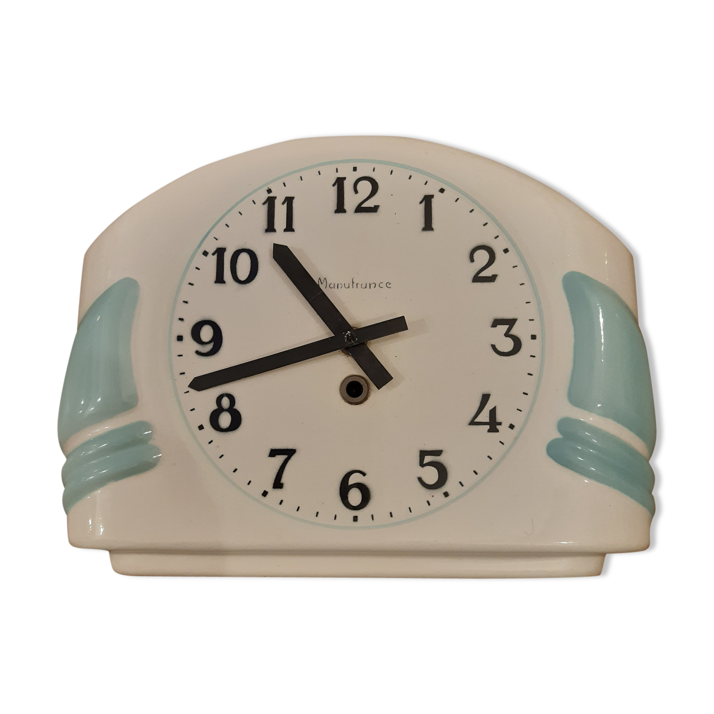 Ceramic manufrance clock