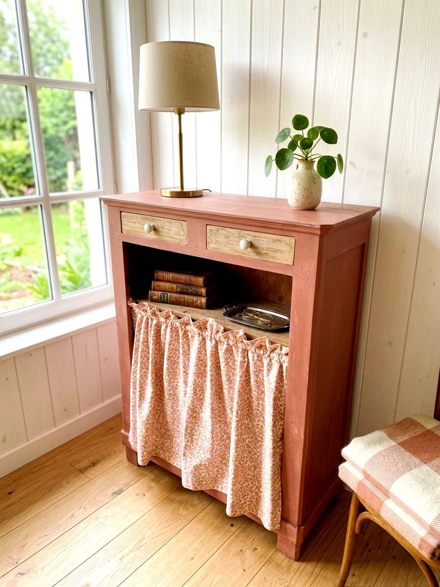 Very terracotta curtain