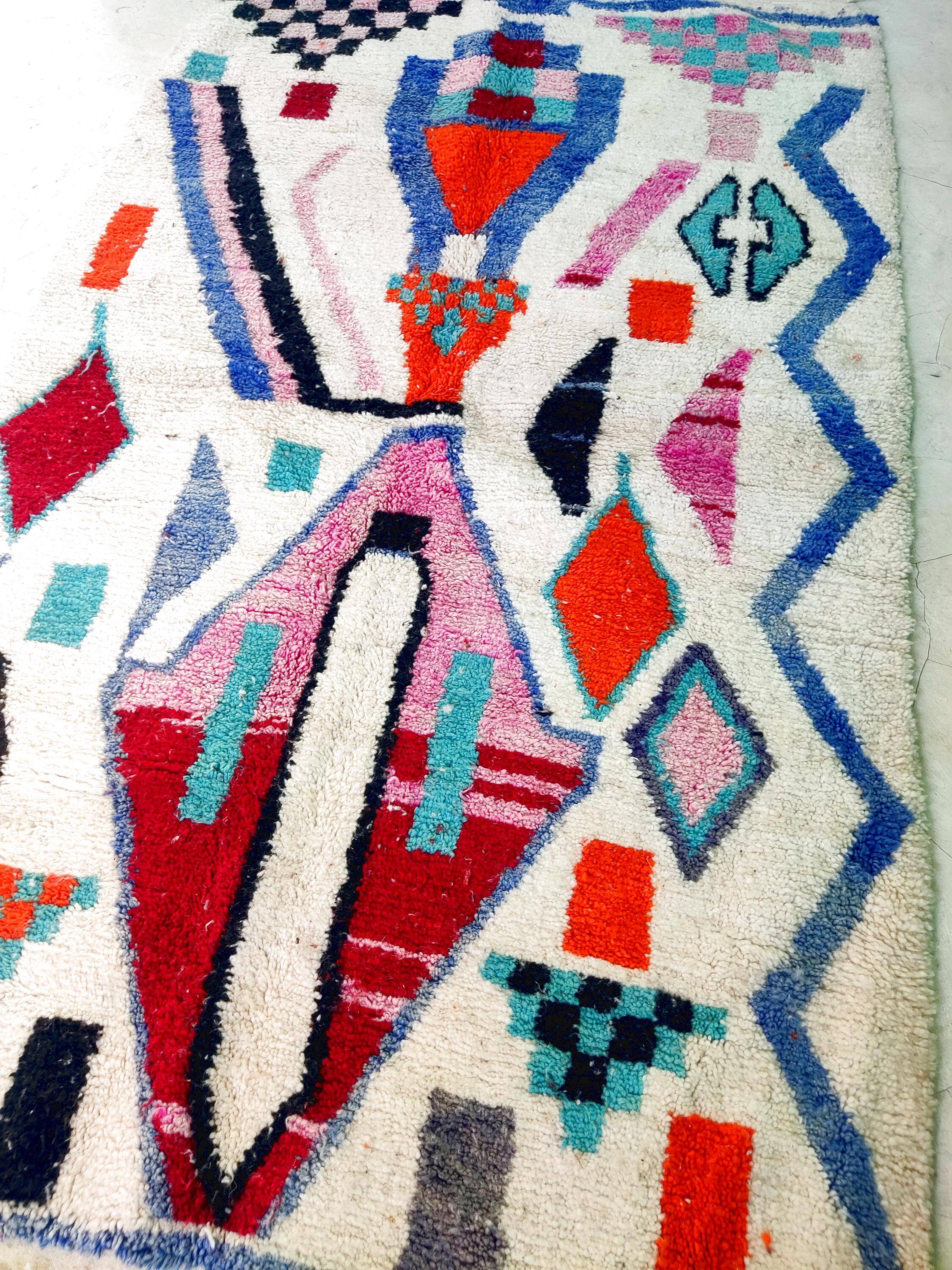 Tapis fait main traditionnal 250cmX150cm marocain