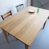 Table de ferme en chêne rénovée