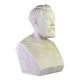 White marble statue bust signed Cassano