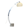 Telescopic "arc" floor lamp — Guzzini, Italy, 1970s