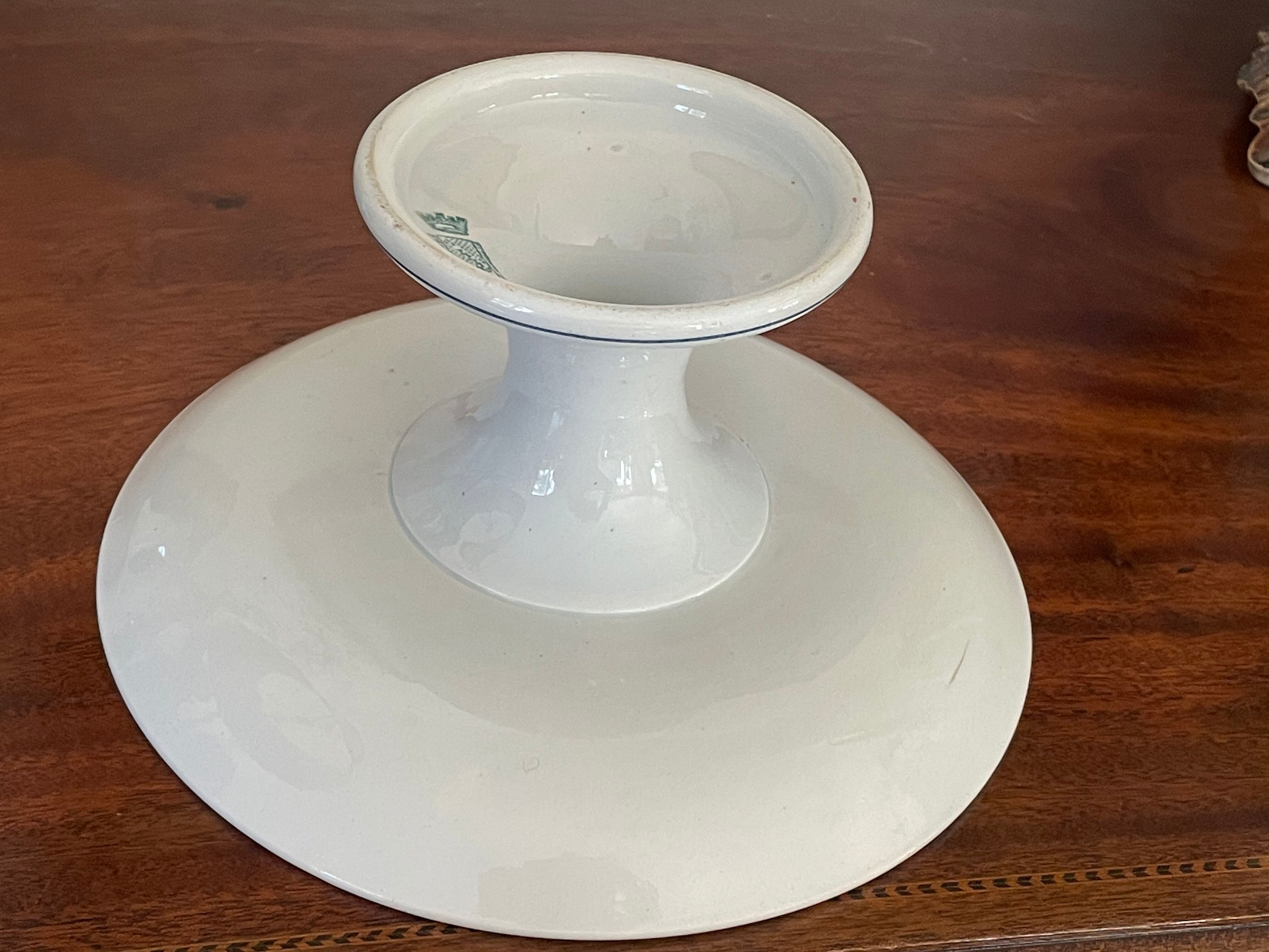 Compotier dish St Amand circa 1920