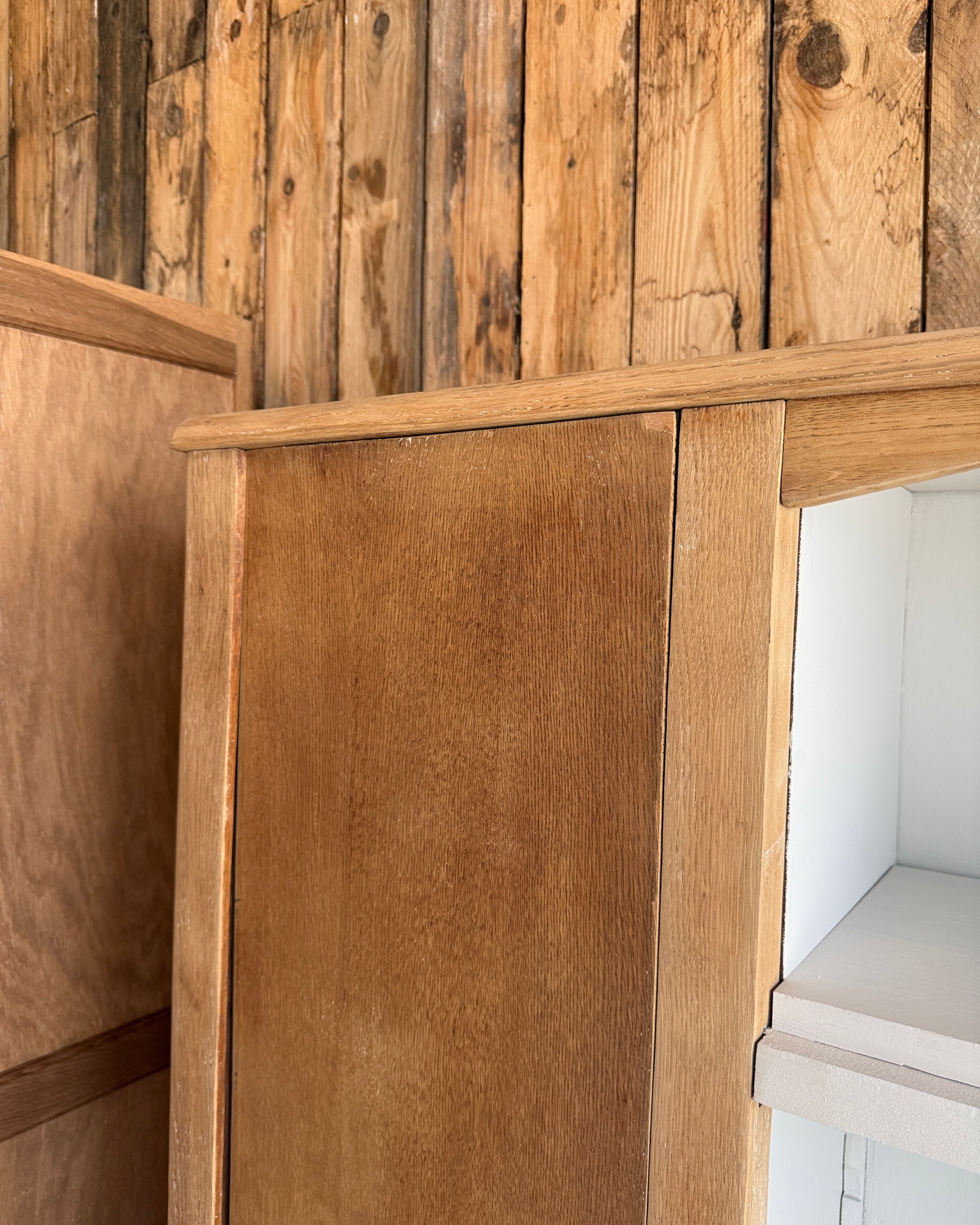Art Deco oak library cabinet (renovated)
