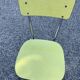 Lot de 5 chaises formica jaune 1960