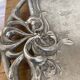 Gallia art nouveau empty pocket tray with honeysuckle motif